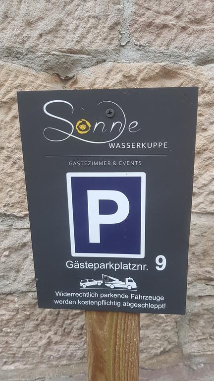 Zur Sonne "Gasthaus-Bar-Events" Poppenhausen Exterior photo